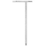 Uholník na sadrokartón KAPRO 316, T-Square, 1200 mm