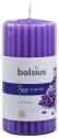 Vonná sviečka Bolsius Pillar True Scents 120/60 mm, levanduľa