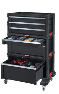 Box na náradie Keter 17201228 TOOL CHEST SET, 6 zásuviek, 560×750×290 mm