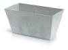Kvetináč TUBUS Case Beton 600x324x300 mm, vzhľad betón