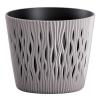 Kvetináč SANDY Round 190, 158x138 mm, mocca, vložka