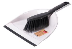 Súprava upratovacia York ECONATURAL, metlička s lopatkou, gumová lišta