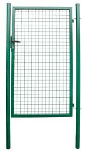 Brána 1000/1600/50x50 mm – jednokrídlová záhradná brána, zelená