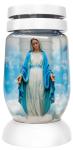 Kahanec na hrob 3D Mária, 22 cm, sklenený, s náplňou na 36 hodín