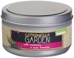 Sviečka proti komárom Bolsius Jar Citronella, rozmarín, v plechovej dóze