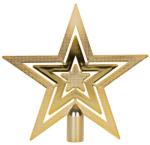 Ozdoba na vianočný stromček 20 cm, hviezda, zlatá