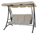 Hojdačka QENA, 201x123x172 cm, záhradná, nosnosť 300 kg