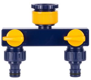 Rozbočovač Strend Pro Garden TS3017, 2-way spojka, s ventilmi