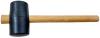 Gumené kladivo Blackhead, 230 g, drevená rúčka