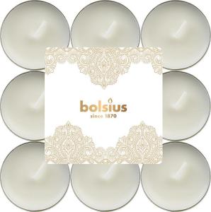 Čajové sviečky Bolsius Scented Golden Lace, vanilka, vianočné, balenie 18 ks