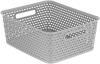 Košík Curver YOUR STYLE M, sivý, 30×35×13 cm