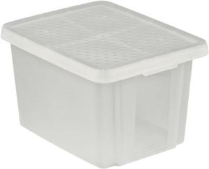 Box s vekom Curver ESSENTIALS, 26 l, priesvitný, 44×34×27 cm