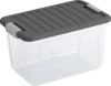Box s vekom KIS W S, 15 l, priesvitný, 25×38×23 cm