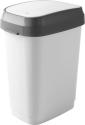 Kôš na odpadky KIS Dual Swing M, 25L, biely, 37,5x26x48,5 cm