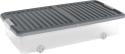 Box s vekom KIS W Box Underbed L, 35 l, priesvitný, 39×79×17 cm