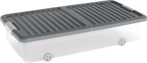 Box s vekom KIS W Box Underbed L, 35 l, priesvitný, 39×79×17 cm