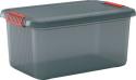 Box s vekom KIS K Latch L, sivý/oranžový, 39×59×28 cm