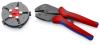 Kliešte KNIPEX 97 33 02 – 250 mm, MultiCrimp, 0.25-6.0 mm², AWG 24-10