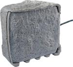 Zásuvka vodeodolná, záhradná, imitácia kameňa, IP44, 4× zásuvka, kábel 3 m