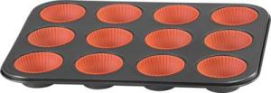 Forma na 12 muffinov MagicHome – plech so silikónovými formami