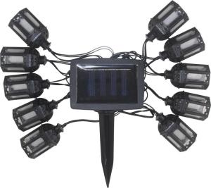 Solárna reťaz z lampášov – 10x LED, 1,8 + 2 m