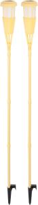 Solárna fakľa 167 cm – efekt plameňa, 12 LED, balenie 2 ks