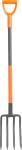 Vidly Strend Pro, 4-hroté, s násadou D, 120 cm