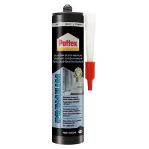 Silikón Pattex Premium, sanitárny, biely, 310 ml