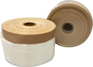 Fólia krycia Strend Pro 1100 mm × 25 m, PE, s látkovou páskou