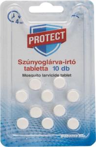 Tablety proti komárom PROTECT – larvicídne, 10 tabliet