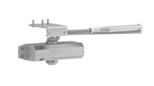 Zatvárač dverí Yale DC3500 EN 2/3/4 – s ramienkom, strieborný