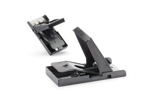 Kovová pasca na myši – otváracia, čierna, 82x42 mm