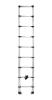 Rebrík Strend Pro, teleskopický, 2,6 m, 1x9, max. 125 kg