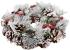 Adventný veniec MagicHome, so zasneženou čečinou, 31x8,5 cm
