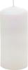 Biela sviečka MagicHome, 5,5×12 cm, s glitrami, 23 h horenia
