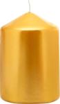 Zlatá sviečka MagicHome, 7×10 cm, metalický efekt, 35 h horenia