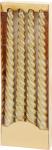 Zlaté špirálové sviečky MagicHome, 25 cm, balenie 4 ks