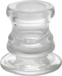 Stojan na sviečku MagicHome Vianoce, sklo, 5,5×5,5 cm