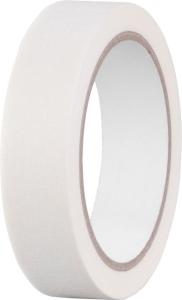 Maliarska maskovacia páska 25 mm x 25 m, biela, krepová