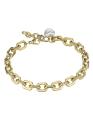 Marc Malone Pozlátený náramok s perličkou Hattie Gold Bracelet MCB24016G