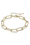 Marc Malone Pozlátený náramok z ocele Sarai Gold Bracelet MCB24014G