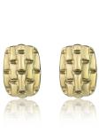 Marc Malone Extravagantné pozlátené náušnice Cassidy Gold Earrings MCE24007G