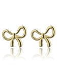Emily Westwood Pozlátené náušnice Mašličky Adelina EWE24013G