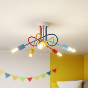 Stropné svietidlo Oxford s piatimi farebnými svetlami