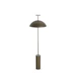 Kartell LED stojacia lampa Geen-A, bronz, výška 132 cm, oceľ
