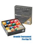 Biliardové guľe Aramith Tournament "Duramith" Pro Cup TV 57,2mm