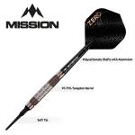 Sada soft šípok Mission Zero Bronze PVD 18g, 97,5% wolfram