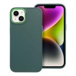 Puzdro Frame TPU iPhone 14 - zelené