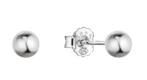 Evolution Group Strieborné náušnice kôstky 61014