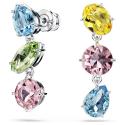 Swarovski Visiace náušnice s farebnými Swarovski kryštálmi Gema 5692406